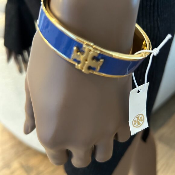 Tory Burch Kira Enamel Hinge Bracelet - Picture 3 of 4
